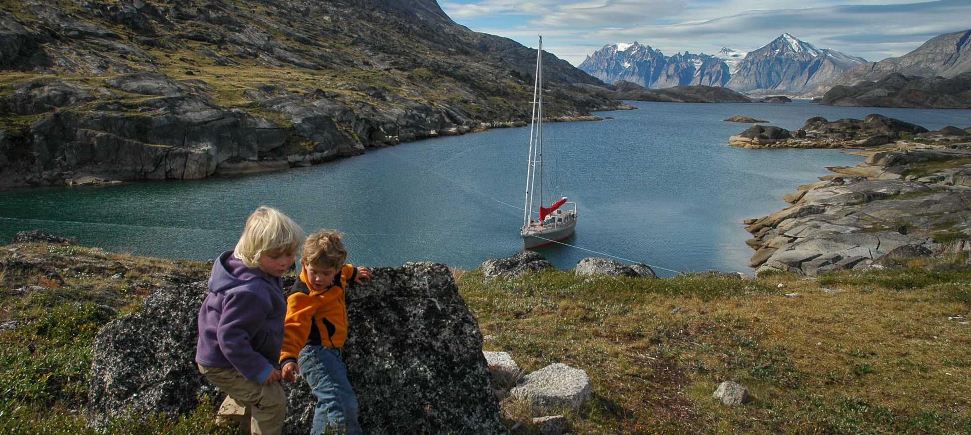 Expedition Yacht Seal sailing in Greenland